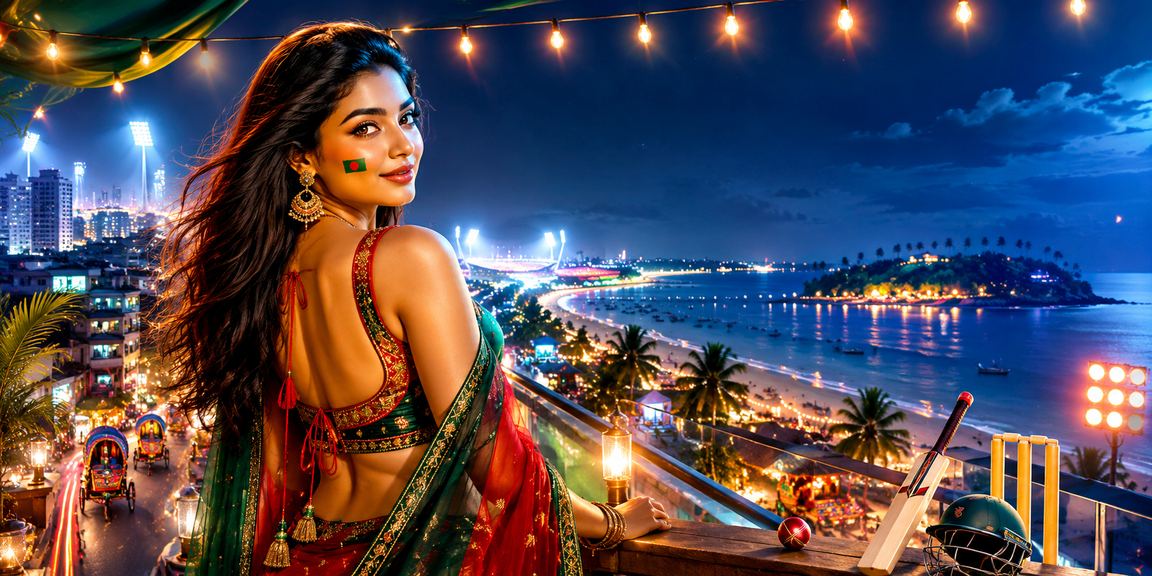 সমুদ্র সৈকতে মোবাইলে লাইভ ক্যাসিনো গেম উপভোগ করছেন